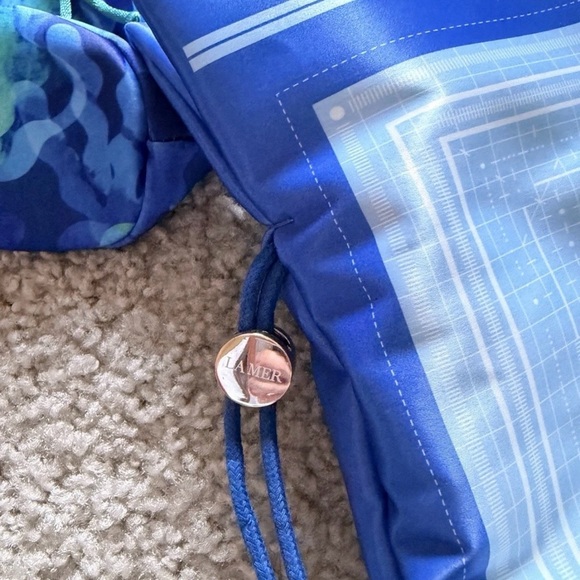 LA MIEL Blue Drawstring Pouch - Picture 5 of 5